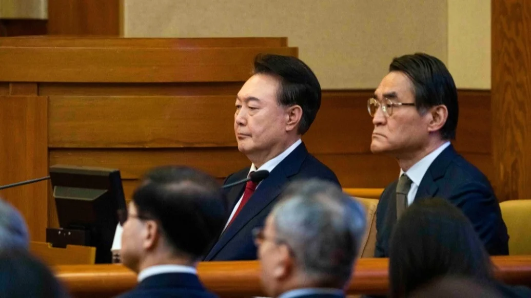 图片[1]-尹锡悦狱中“遥控”韩国执政党，弹劾的政治气氛微妙生变-华闻时空