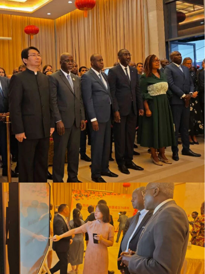图片[2]-科特迪瓦：使馆举办庆祝中华人民共和国成立76周年招待会-华闻时空