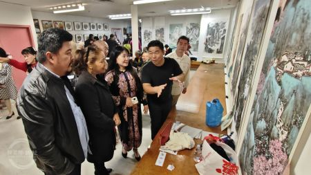 图片[2]-NZ华新社记者述评：东方国画艺术之花惊艳绽放新西兰-华闻时空