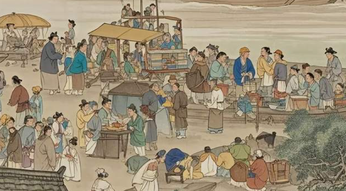 千年古镇茶酒香 | 从纸上《清明上河图》，到活着的”清明上河图”-华闻时空