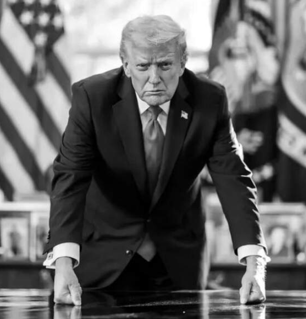 特朗普发布个人黑白照! 发生了什么?-华闻时空