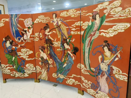 图片[1]-传承与创新：闽派漆艺致敬敦煌飞天-华闻时空