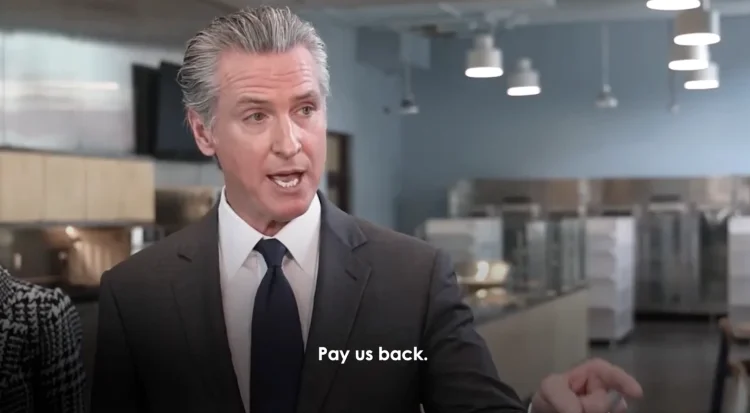 图片[1]-“赶紧还钱！”关税政策被判违法后，加州州长呼吁美政府立即“连本带利”退还税款-华闻时空