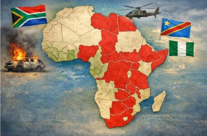 图片[1]-非洲 2026 犯罪指数 TOP10 南非居首-华闻时空