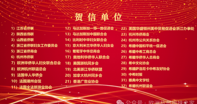 我会参加欧洲杭州华人华侨妇女联合会第五届会长团换届大会-华闻时空