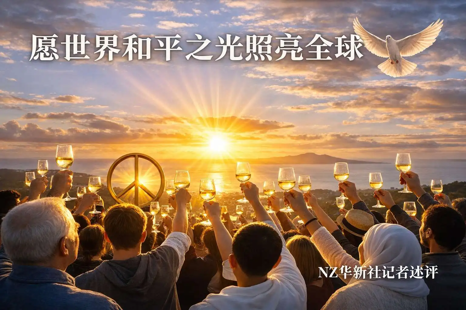 图片[1]-新西兰“奇异光·长相思”的神圣使命——来自世界第一缕阳光国度的和平使者-华闻时空