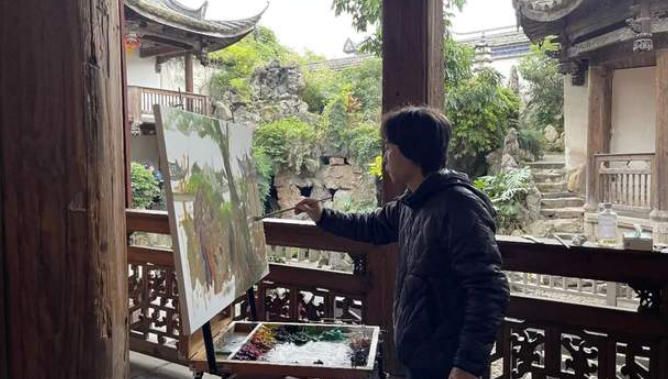 坊巷入画二十载!春节上亿人逛的三坊七巷,被他画出“东方诗意”-华闻时空